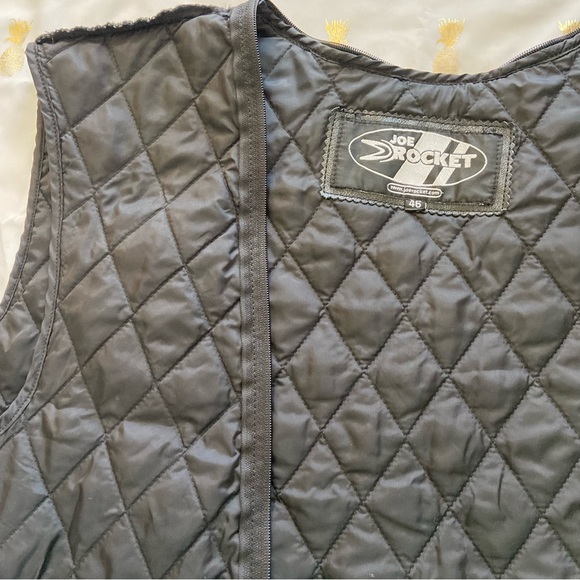 Men’s Joe Rocket Black Motorcycle Jacket Insert - Picture 3 of 8